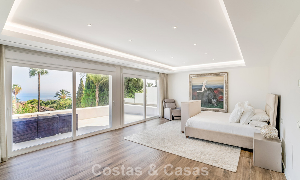 Villa de luxe contemporaine rénovée à vendre avec vue sur la mer à Sierra Blanca sur le Golden Mile de Marbella 63533