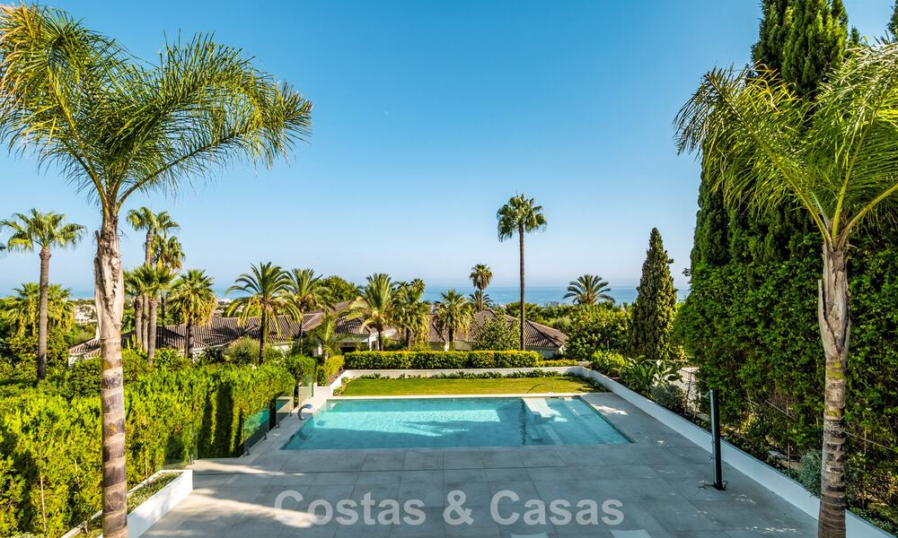 Villa de luxe contemporaine rénovée à vendre avec vue sur la mer à Sierra Blanca sur le Golden Mile de Marbella 63538