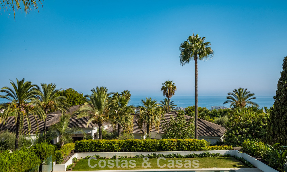 Villa de luxe contemporaine rénovée à vendre avec vue sur la mer à Sierra Blanca sur le Golden Mile de Marbella 63539