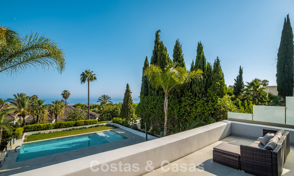Villa de luxe contemporaine rénovée à vendre avec vue sur la mer à Sierra Blanca sur le Golden Mile de Marbella 63540