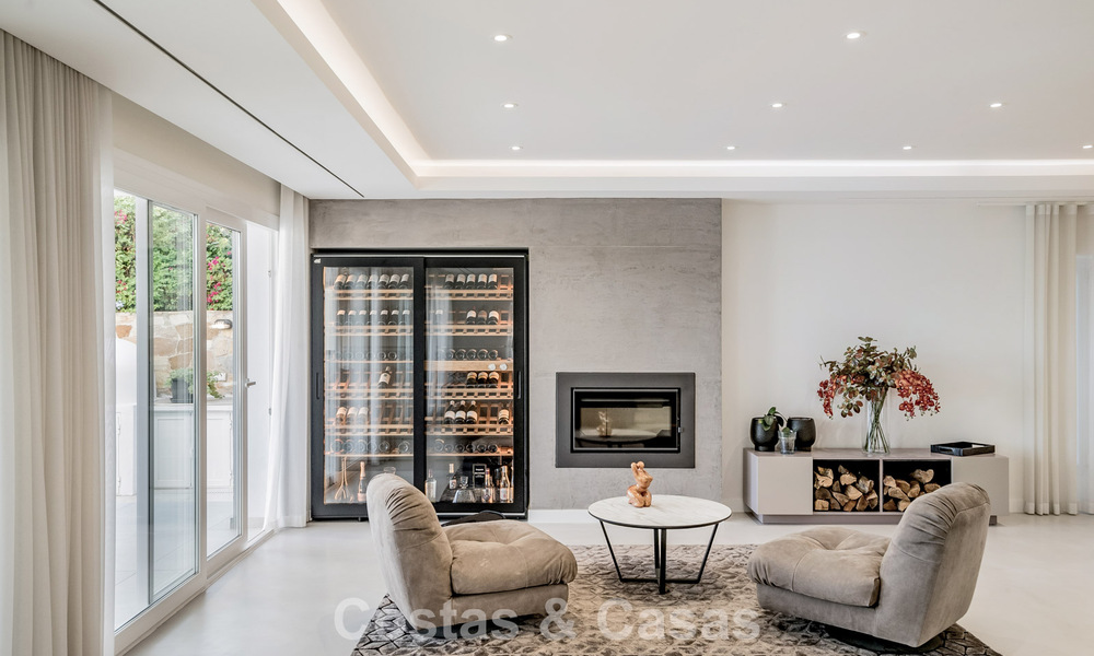 Villa de luxe contemporaine rénovée à vendre avec vue sur la mer à Sierra Blanca sur le Golden Mile de Marbella 63551