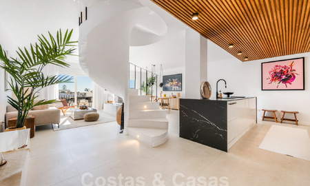 Luxueux penthouse avec vue sur la mer à vendre au cœur de la vallée du golf de Nueva Andalucia, Marbella 63467