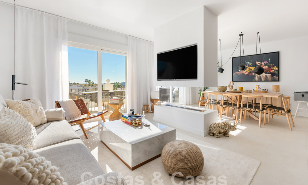 Luxueux penthouse avec vue sur la mer à vendre au cœur de la vallée du golf de Nueva Andalucia, Marbella 63469