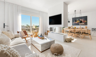 Luxueux penthouse avec vue sur la mer à vendre au cœur de la vallée du golf de Nueva Andalucia, Marbella 63469 