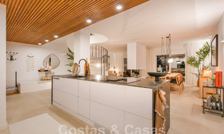 Luxueux penthouse avec vue sur la mer à vendre au cœur de la vallée du golf de Nueva Andalucia, Marbella 63477 