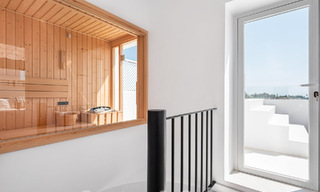 Luxueux penthouse avec vue sur la mer à vendre au cœur de la vallée du golf de Nueva Andalucia, Marbella 63481 