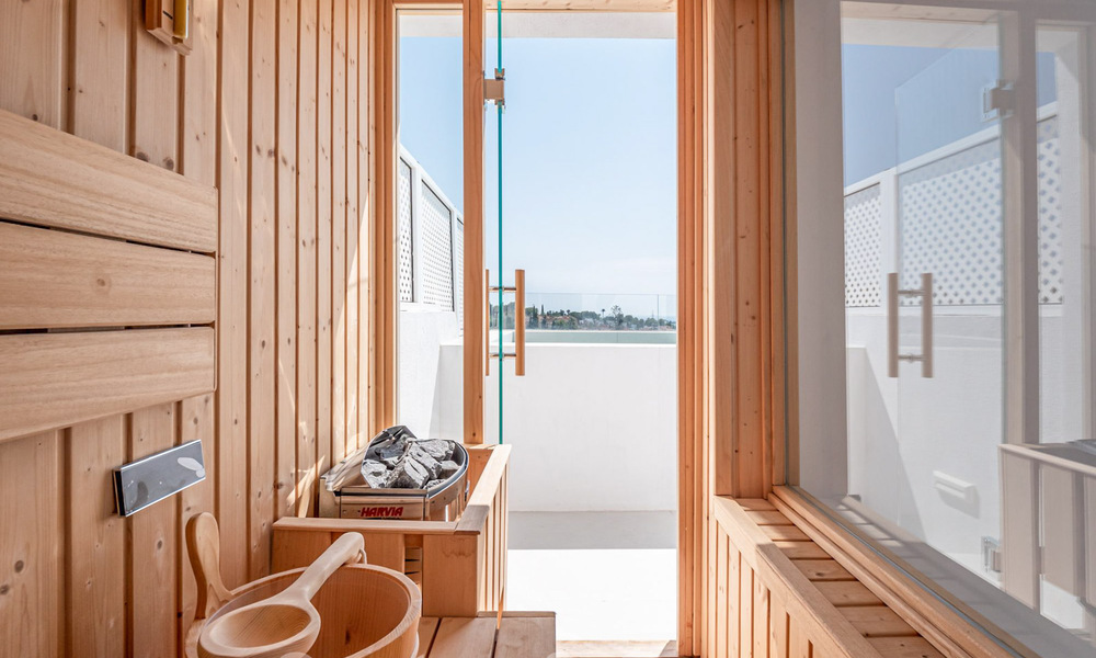 Luxueux penthouse avec vue sur la mer à vendre au cœur de la vallée du golf de Nueva Andalucia, Marbella 63486