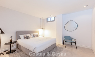 Villa moderniste au design épuré et à la vue imprenable sur la mer à vendre dans une communauté golfique protégée à East Marbella 63582 