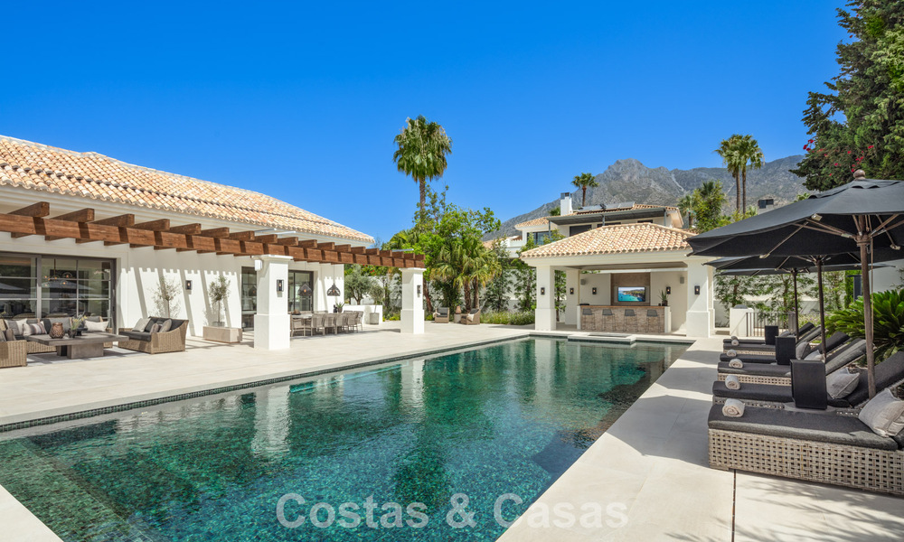 Spacieuse villa de luxe à vendre avec vue sur la mer et commodités 5 étoiles sur le Golden Mile de Marbella 63652