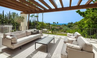 Spacieuse villa de luxe à vendre avec vue sur la mer et commodités 5 étoiles sur le Golden Mile de Marbella 63660 