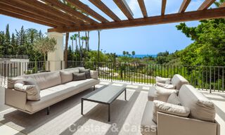 Spacieuse villa de luxe à vendre avec vue sur la mer et commodités 5 étoiles sur le Golden Mile de Marbella 63660 