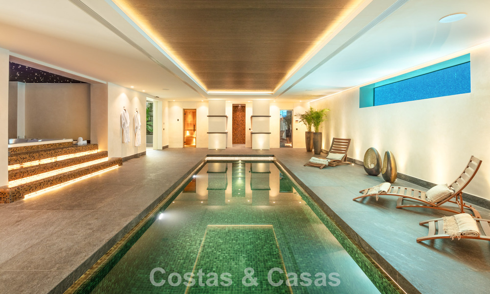 Spacieuse villa de luxe à vendre avec vue sur la mer et commodités 5 étoiles sur le Golden Mile de Marbella 63678