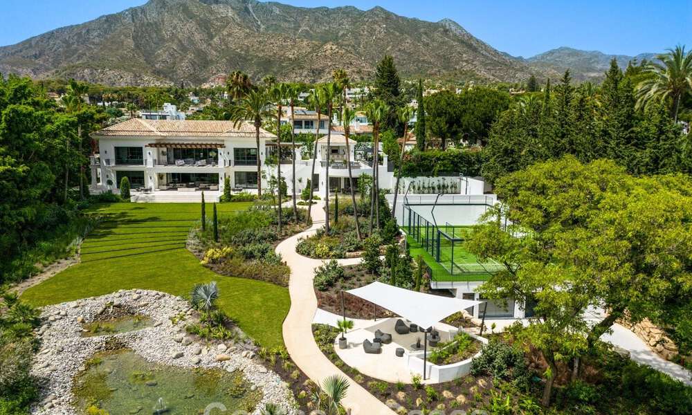 Spacieuse villa de luxe à vendre avec vue sur la mer et commodités 5 étoiles sur le Golden Mile de Marbella 63692