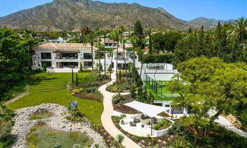 Spacieuse villa de luxe à vendre avec vue sur la mer et commodités 5 étoiles sur le Golden Mile de Marbella 63692