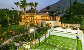 Spacieuse villa de luxe à vendre avec vue sur la mer et commodités 5 étoiles sur le Golden Mile de Marbella 63699 