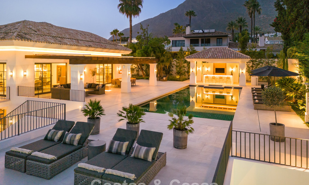Spacieuse villa de luxe à vendre avec vue sur la mer et commodités 5 étoiles sur le Golden Mile de Marbella 63700