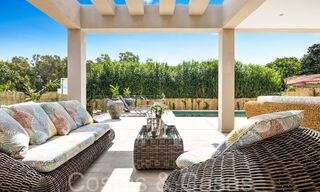 Villa neuve moderne à vendre à quelques pas de la plage et de toutes les commodités à San Pedro, Marbella 66991 
