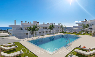 Appartements neufs et contemporains avec vue panoramique sur la mer à vendre dans un complexe résidentiel fermé près du centre d'Estepona 63798 