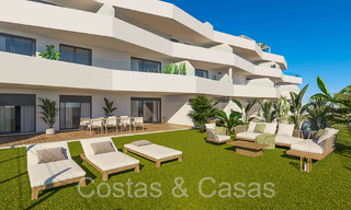 Appartements neufs et contemporains avec vue panoramique sur la mer à vendre dans un complexe résidentiel fermé près du centre d'Estepona 63803 