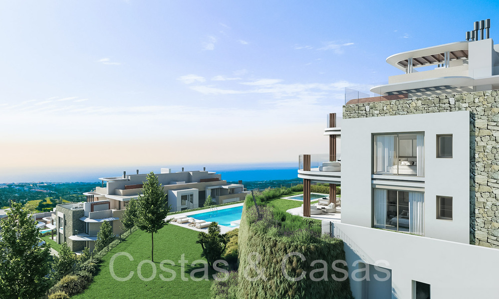 Nouveau projet de construction d'appartements à vendre, dans un complexe de golf privilégié sur les collines de Marbella - Benahavis 63766