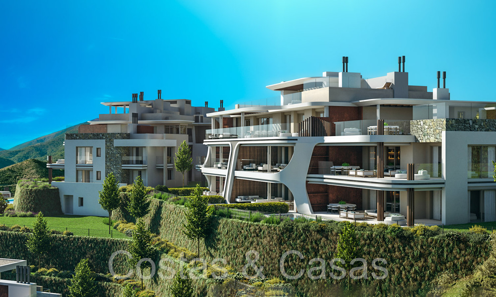 Nouveau projet de construction d'appartements à vendre, dans un complexe de golf privilégié sur les collines de Marbella - Benahavis 63770