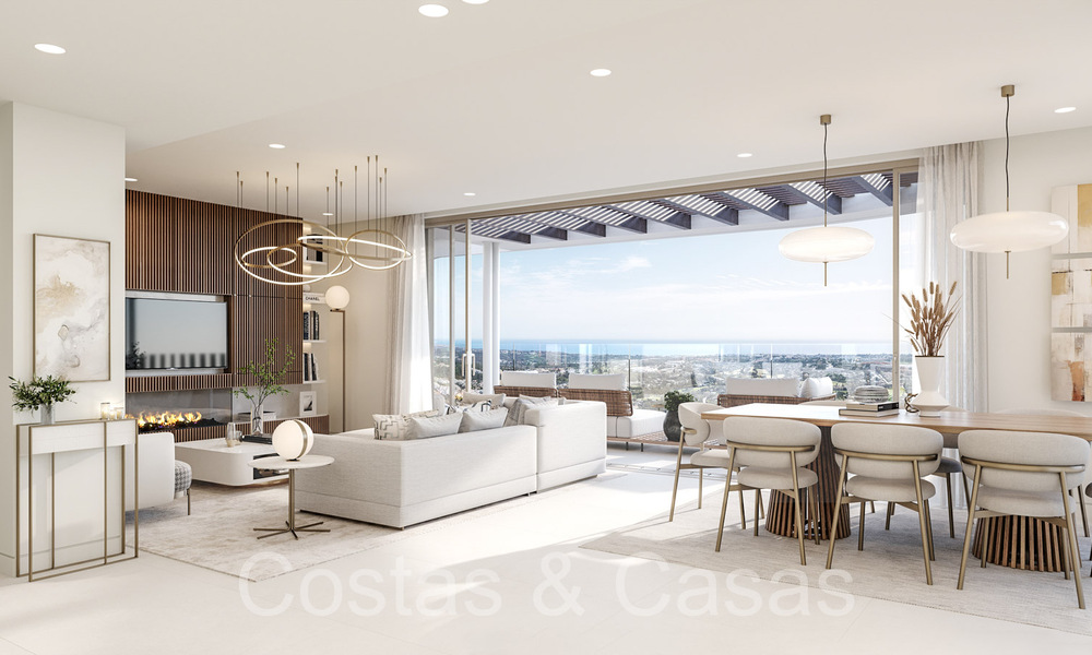 Nouveau projet de construction d'appartements à vendre, dans un complexe de golf privilégié sur les collines de Marbella - Benahavis 63774