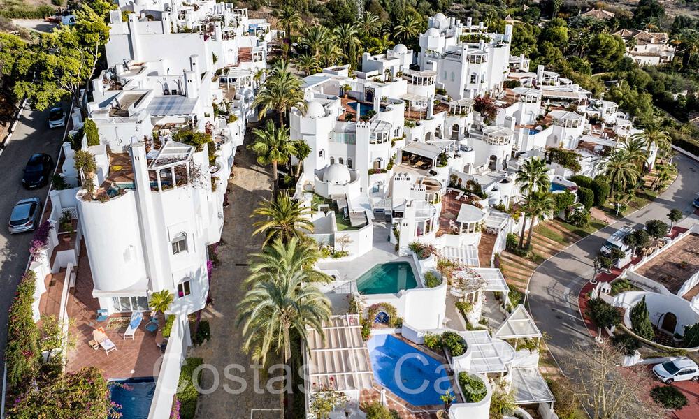 Penthouse exclusif avec piscine privée et vue panoramique sur la mer à vendre dans un complexe méditerranéen sur le Golden Mile de Marbella 63906