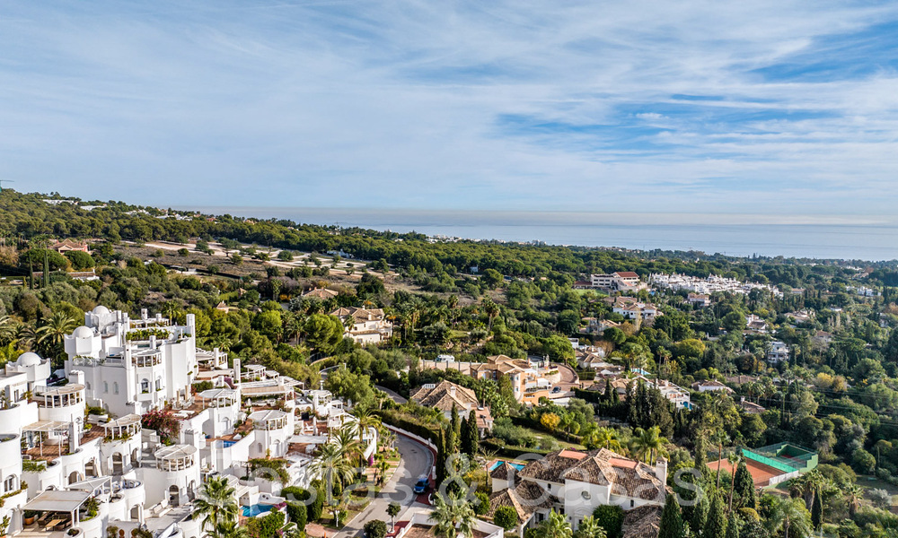 Penthouse exclusif avec piscine privée et vue panoramique sur la mer à vendre dans un complexe méditerranéen sur le Golden Mile de Marbella 63908