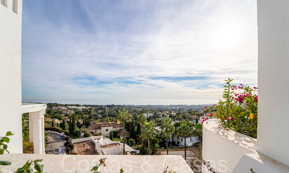 Penthouse exclusif avec piscine privée et vue panoramique sur la mer à vendre dans un complexe méditerranéen sur le Golden Mile de Marbella 63925