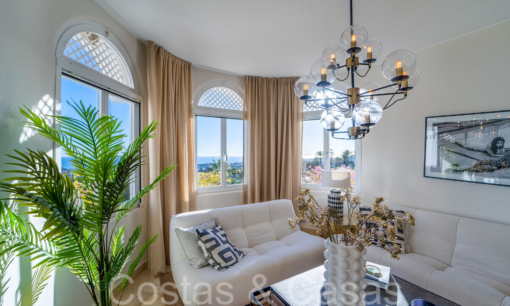 Penthouse exclusif avec piscine privée et vue panoramique sur la mer à vendre dans un complexe méditerranéen sur le Golden Mile de Marbella 63939