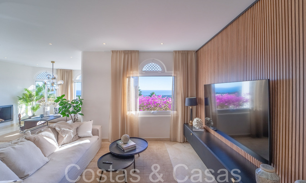 Penthouse exclusif avec piscine privée et vue panoramique sur la mer à vendre dans un complexe méditerranéen sur le Golden Mile de Marbella 63940