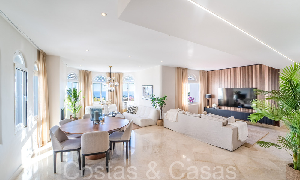 Penthouse exclusif avec piscine privée et vue panoramique sur la mer à vendre dans un complexe méditerranéen sur le Golden Mile de Marbella 63942