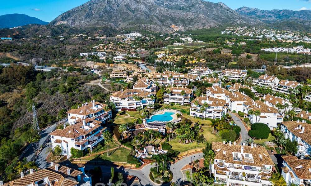 Appartement de luxe de 3 chambres à vendre dans un complexe recherché et sécurisé sur le Golden Mile de Marbella 63980
