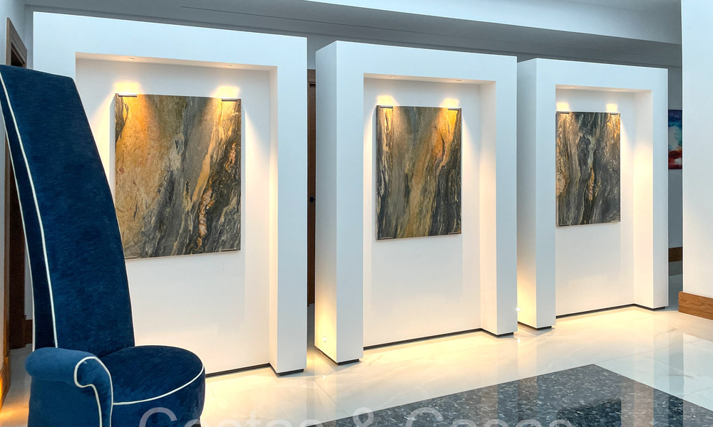 Villa design sophistiquée à vendre au bord d'un terrain de golf dans un complexe prestigieux à Sotogrande - San Roque, Costa del Sol 64013