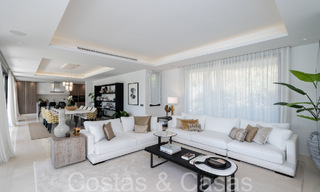 Villa de luxe supérieure à l'architecture moderne à vendre à deux pas de la vallée du golf de Nueva Andalucia, Marbella 64197 