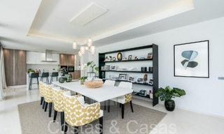 Villa de luxe supérieure à l'architecture moderne à vendre à deux pas de la vallée du golf de Nueva Andalucia, Marbella 64219 