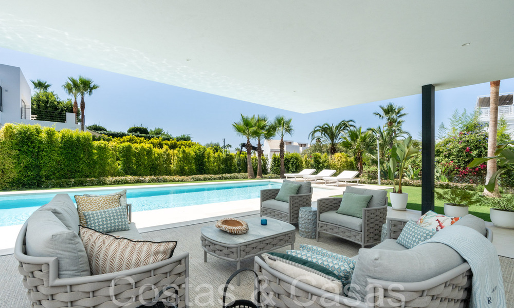 Villa de luxe supérieure à l'architecture moderne à vendre à deux pas de la vallée du golf de Nueva Andalucia, Marbella 64233