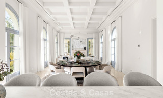 Villa de luxe au design moderne et méditerranéen, prête à être emménagée, à vendre dans une zone de golf très prisée à Nueva Andalucia, Marbella. 774521 