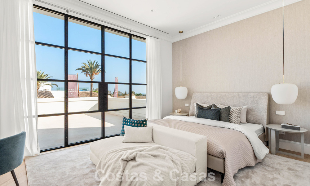 Villa de luxe au design moderne et méditerranéen, prête à être emménagée, à vendre dans une zone de golf très prisée à Nueva Andalucia, Marbella. 774527
