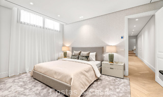 Villa de luxe au design moderne et méditerranéen, prête à être emménagée, à vendre dans une zone de golf très prisée à Nueva Andalucia, Marbella. 774550 