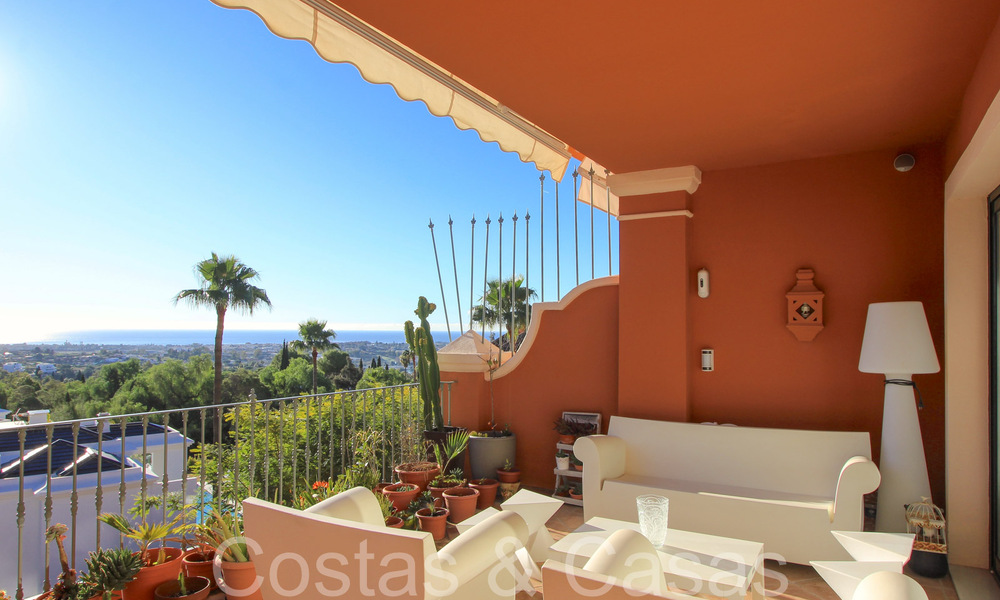 Penthouse de 3 chambres prêt à emménager à vendre avec de magnifiques vues sur la mer à Benahavis - Marbella 64293