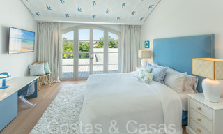 Superbe villa de luxe avec un style architectural méditerranéen moderne à vendre, première ligne de golf à Nueva Andalucia, Marbella 64500 