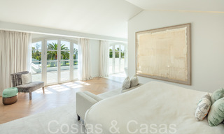 Superbe villa de luxe avec un style architectural méditerranéen moderne à vendre, première ligne de golf à Nueva Andalucia, Marbella 64502 