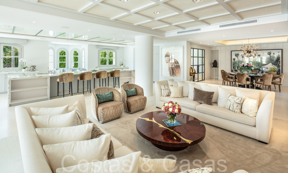 Superbe villa de luxe avec un style architectural méditerranéen moderne à vendre, première ligne de golf à Nueva Andalucia, Marbella 64516