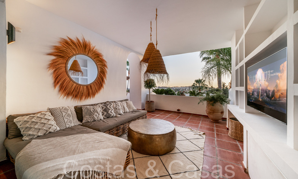 Charmant appartement à vendre avec vue panoramique sur la vallée et la mer à Nueva Andalucia, Marbella 64585