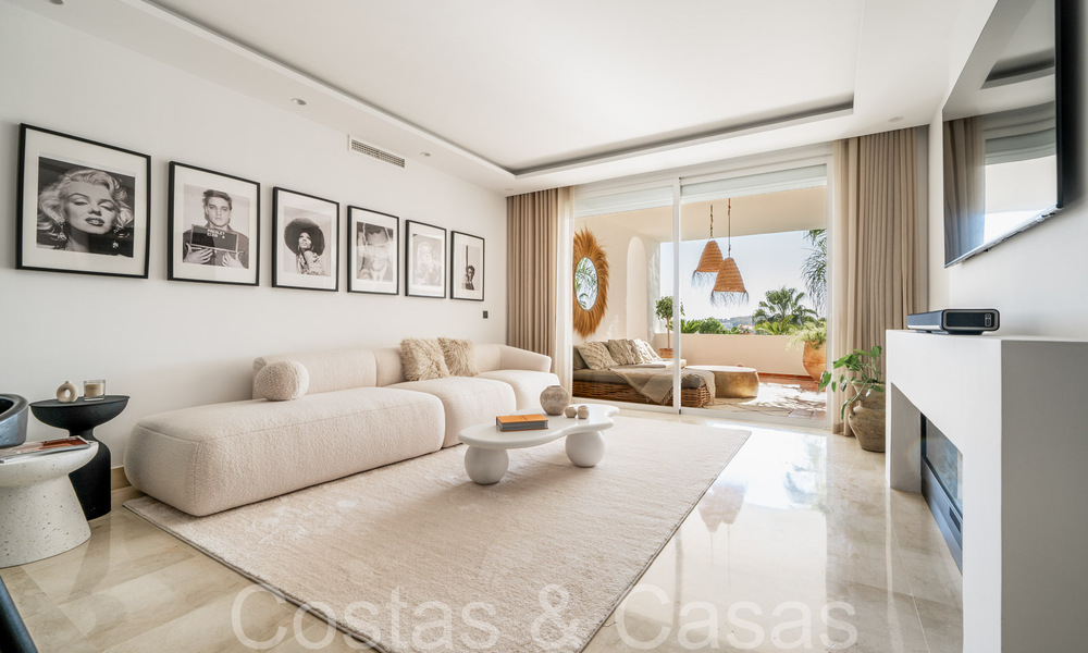 Charmant appartement à vendre avec vue panoramique sur la vallée et la mer à Nueva Andalucia, Marbella 64602