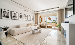 Charmant appartement à vendre avec vue panoramique sur la vallée et la mer à Nueva Andalucia, Marbella 64602 