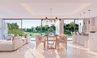 Nouveau projet de maisons de luxe modernes à vendre à côté du terrain de golf de Mijas, Costa del Sol 64616 