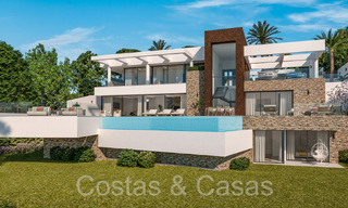 Villa neuve et moderne, avec vue panoramique sur la mer à vendre à Manilva, Costa del Sol 64625 