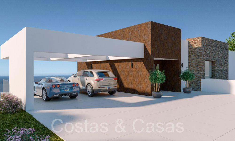 Villa neuve et moderne, avec vue panoramique sur la mer à vendre à Manilva, Costa del Sol 64626